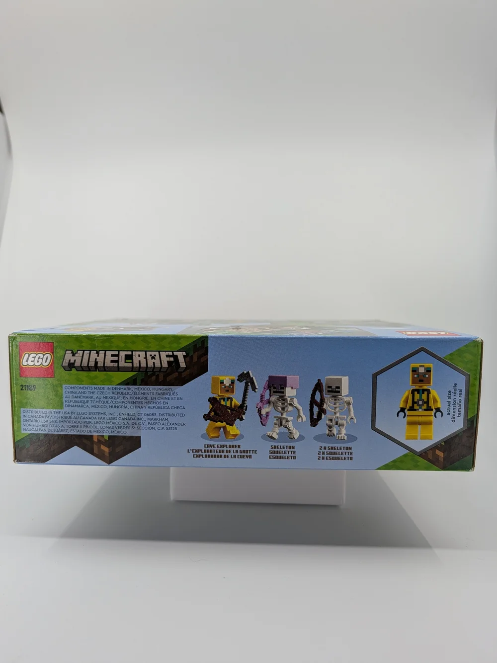 LEGO 21189 Minecraft The Skeleton Dungeon Building Set, Sealed